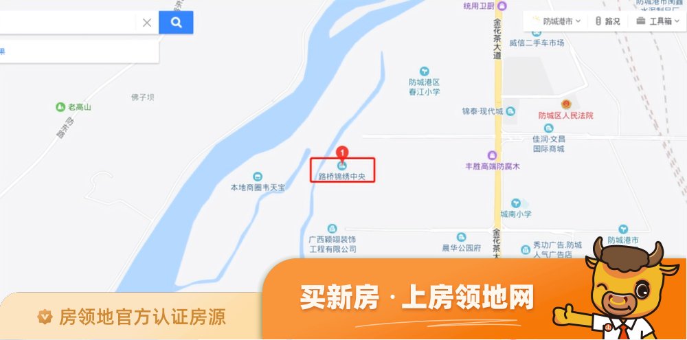 路桥锦绣中央位置交通图29