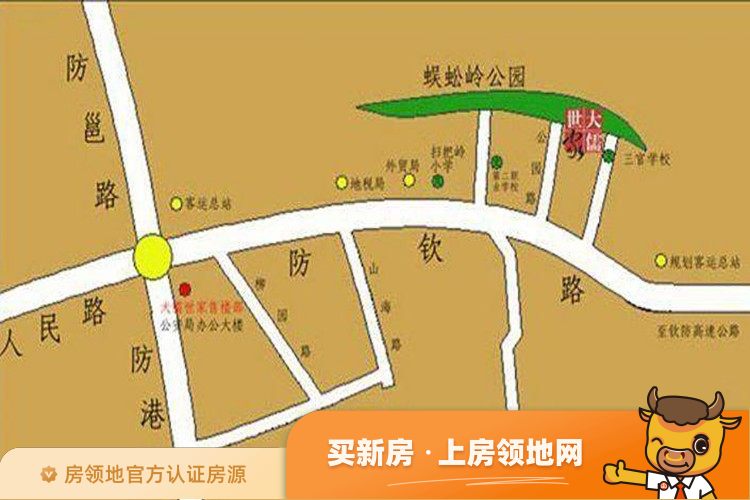 宝龙大儒尊府位置交通图2