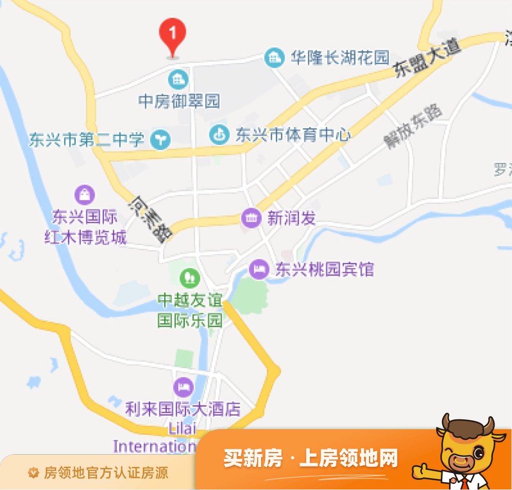 东兴碧桂园位置交通图19