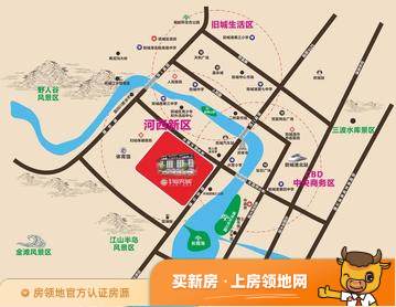 领秀城位置交通图11