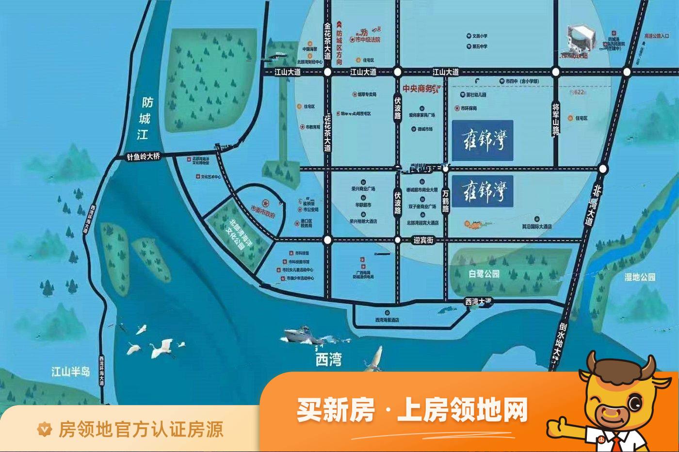 恒泰雍锦湾位置交通图45