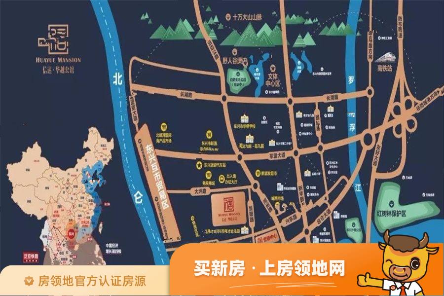 信达华越公馆位置交通图2