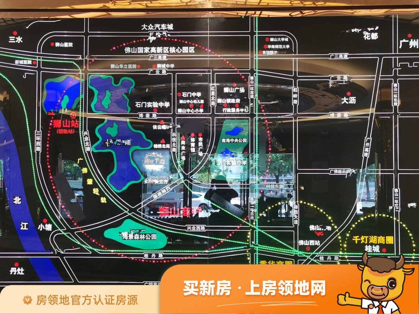 锦绣半岛位置交通图2