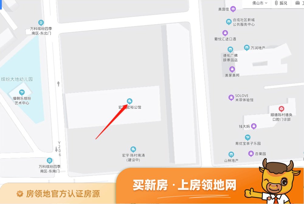宏宇宏裕公馆位置交通图2