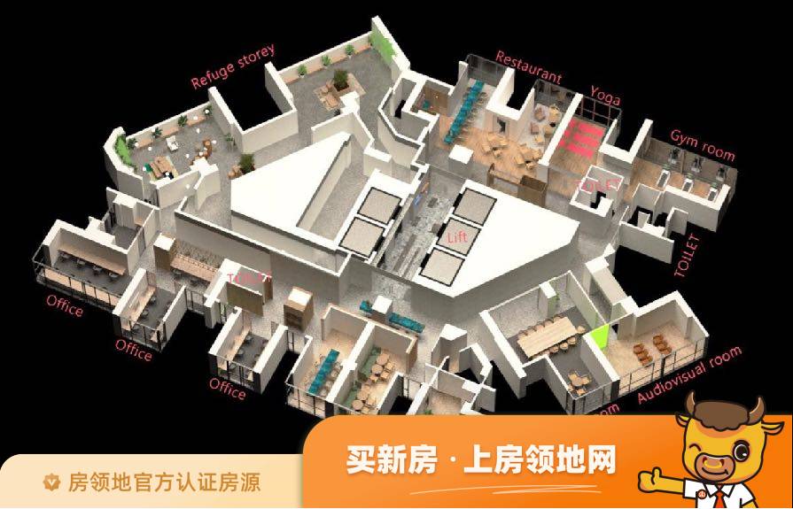 新福港鼎峰公寓规划图1