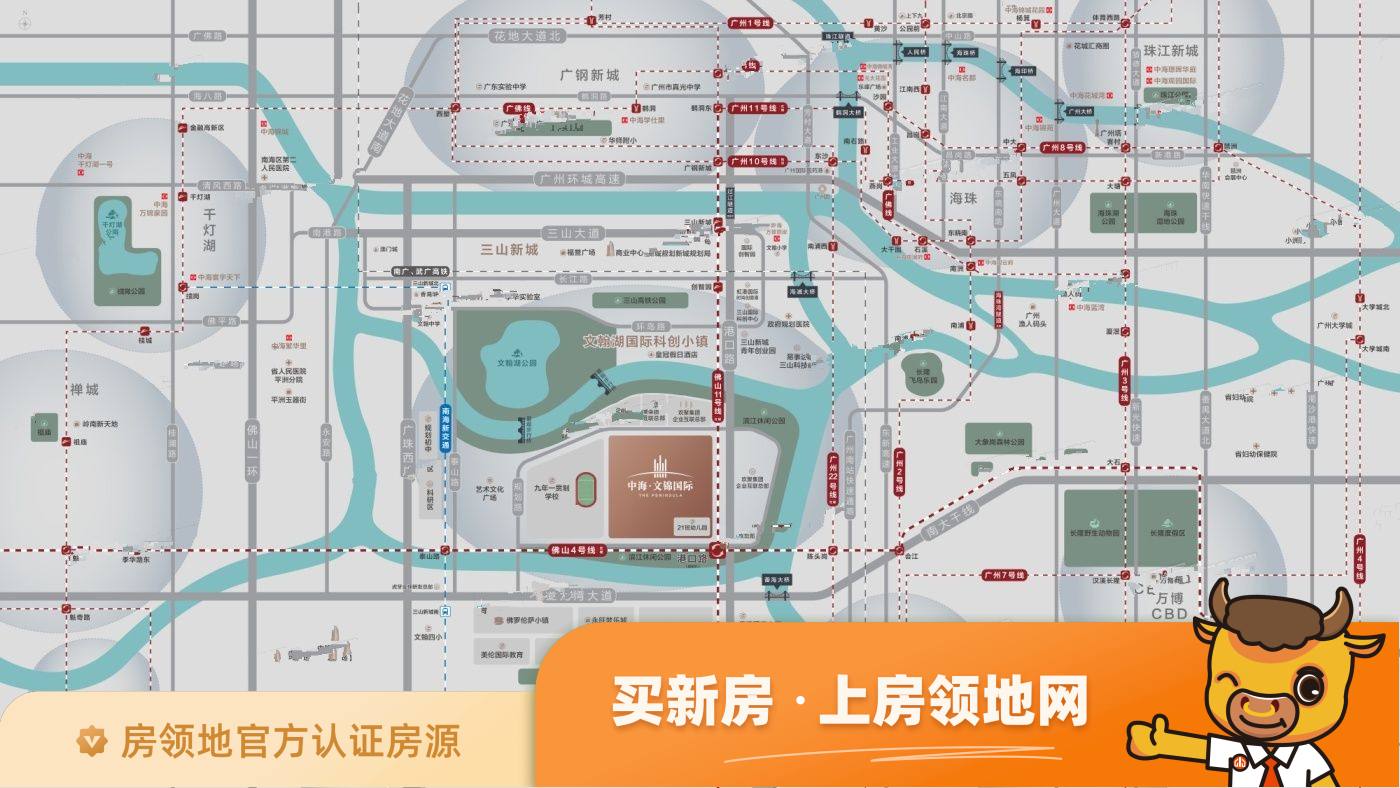 中海文锦国际位置交通图62