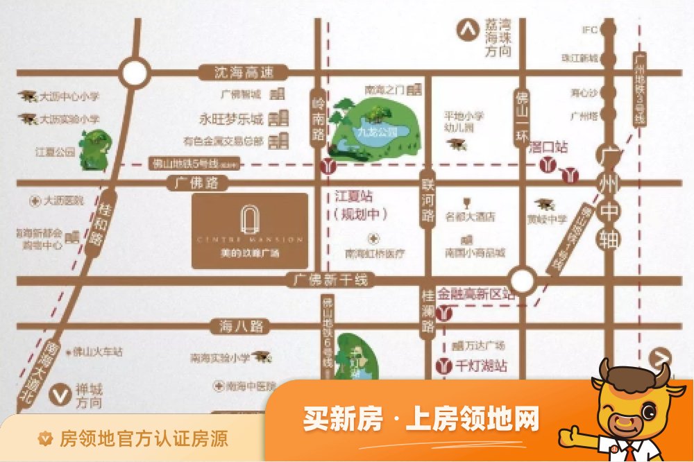 美的玖峰广场商铺位置交通图11