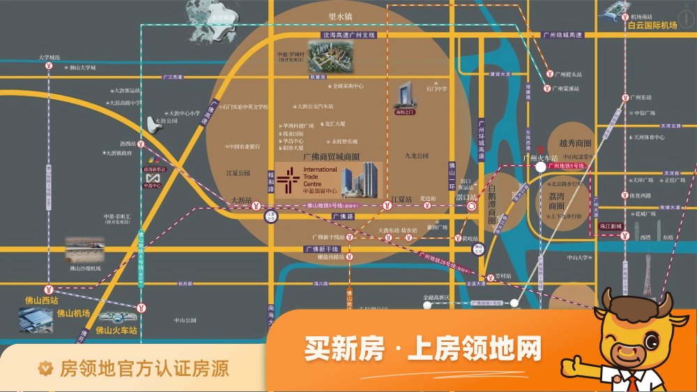 中盈国贸中心商铺位置交通图1