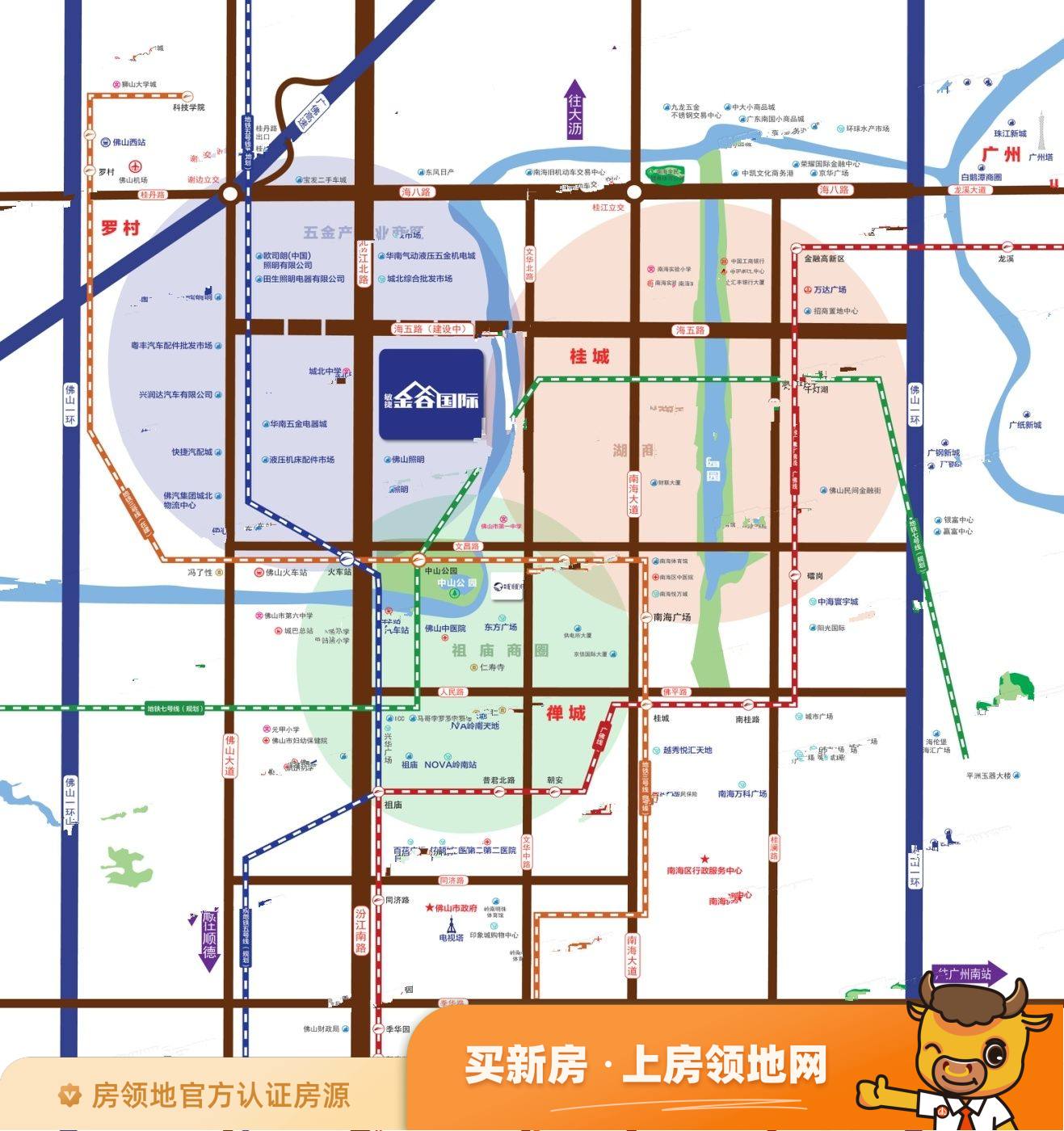 敏捷金谷国际位置交通图9