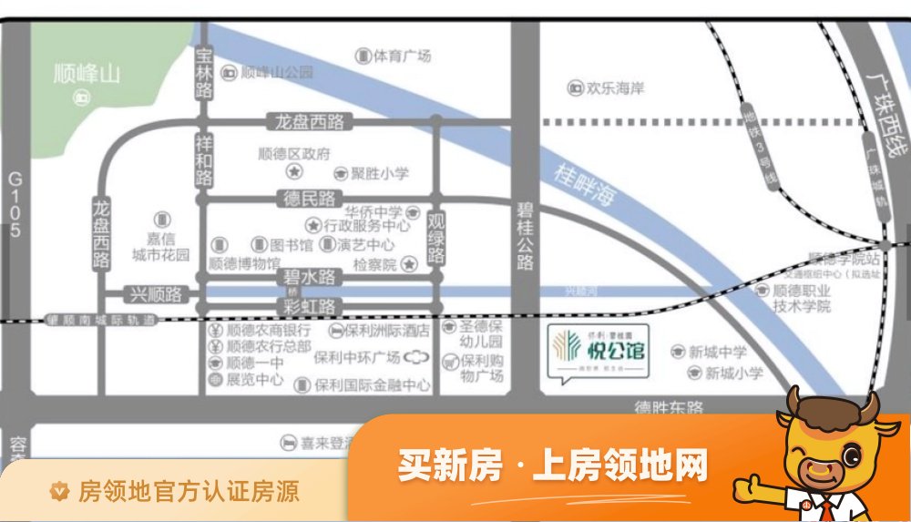 蓝光和雍锦园商铺位置交通图1