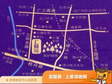 上林苑位置交通图2