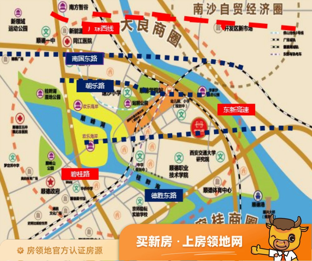 中洲府位置交通图3