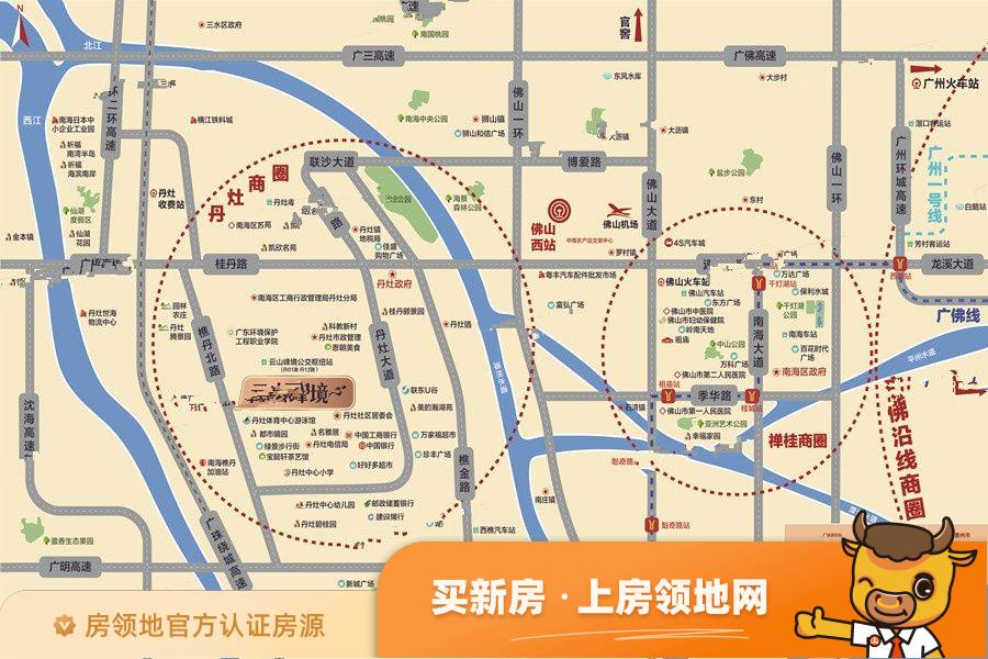 云山峰境广场位置交通图4