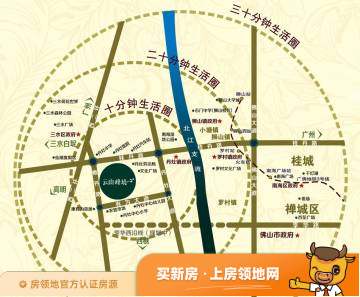 云山峰境广场位置交通图3