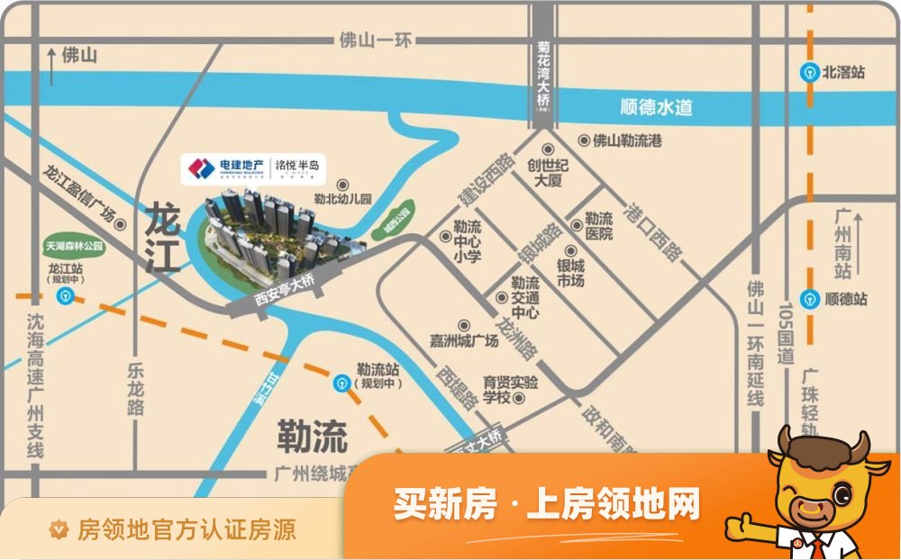 电建地产洺悦半岛位置交通图47