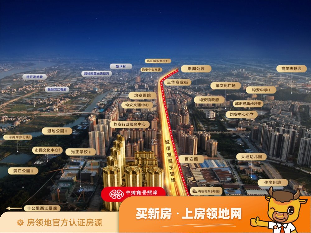 中海雍景熙岸位置交通图6