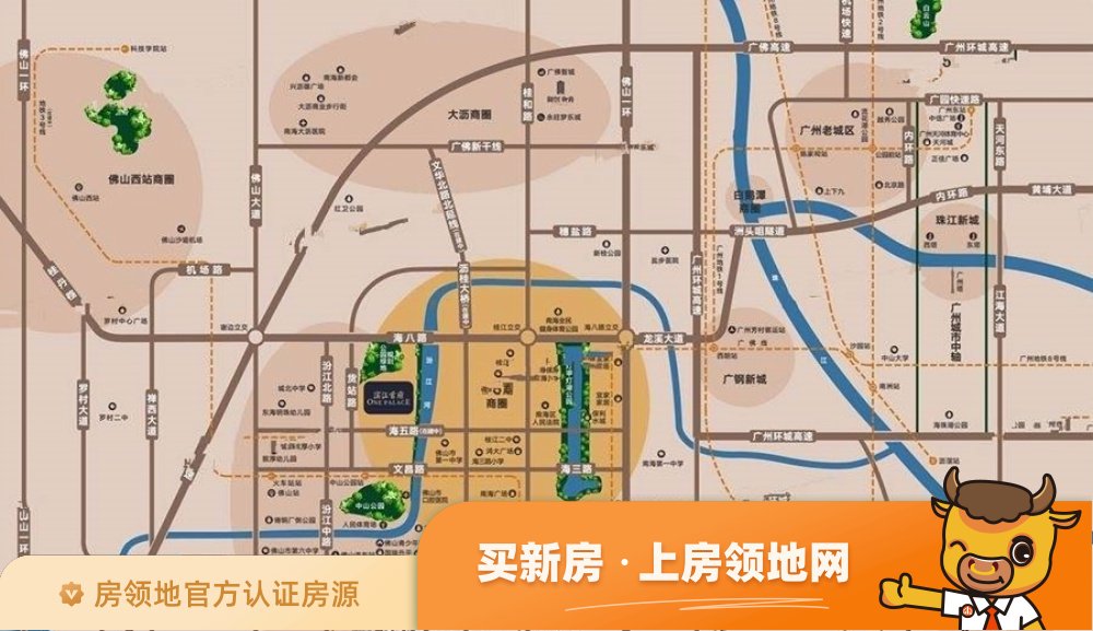 融创滨江首府位置交通图48