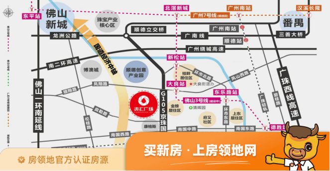 涛汇广场位置交通图1