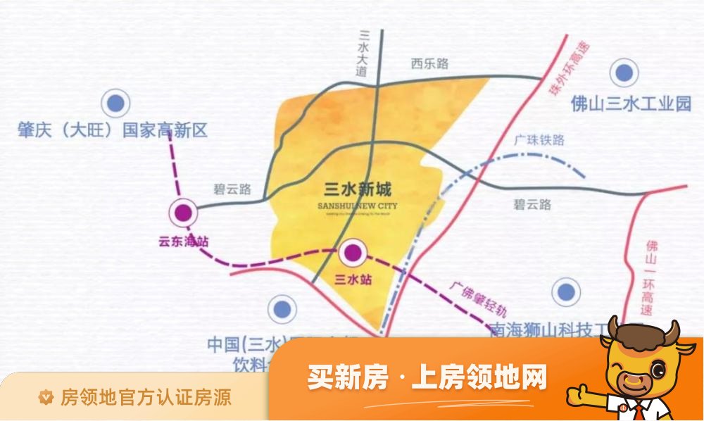 华远海蓝城（佛山）位置交通图3