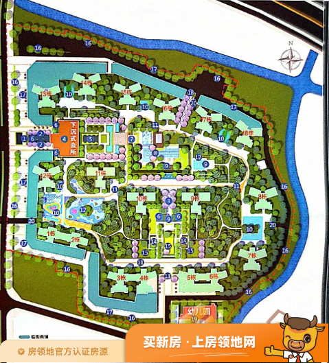 中国铁建领秀公馆规划图1
