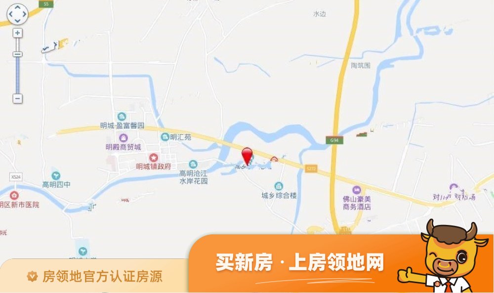 恒大滨江左岸位置交通图3