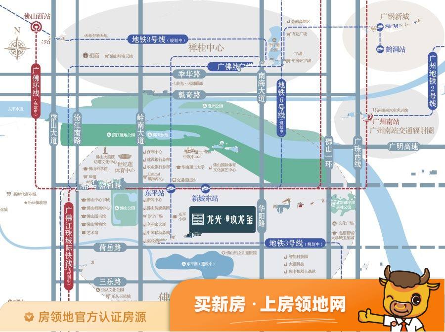 龙光玖龙玺位置交通图4