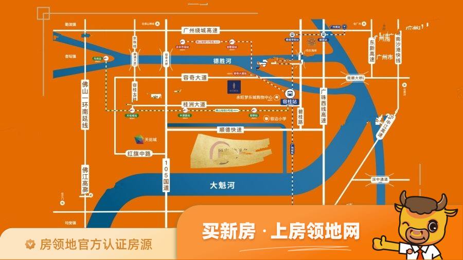 颐安滨悦名庭位置交通图2