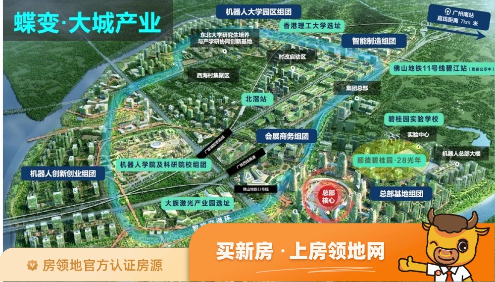 顺德碧桂园28光年位置交通图2