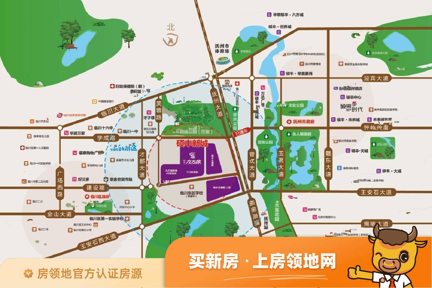 硕丰九方城位置交通图28