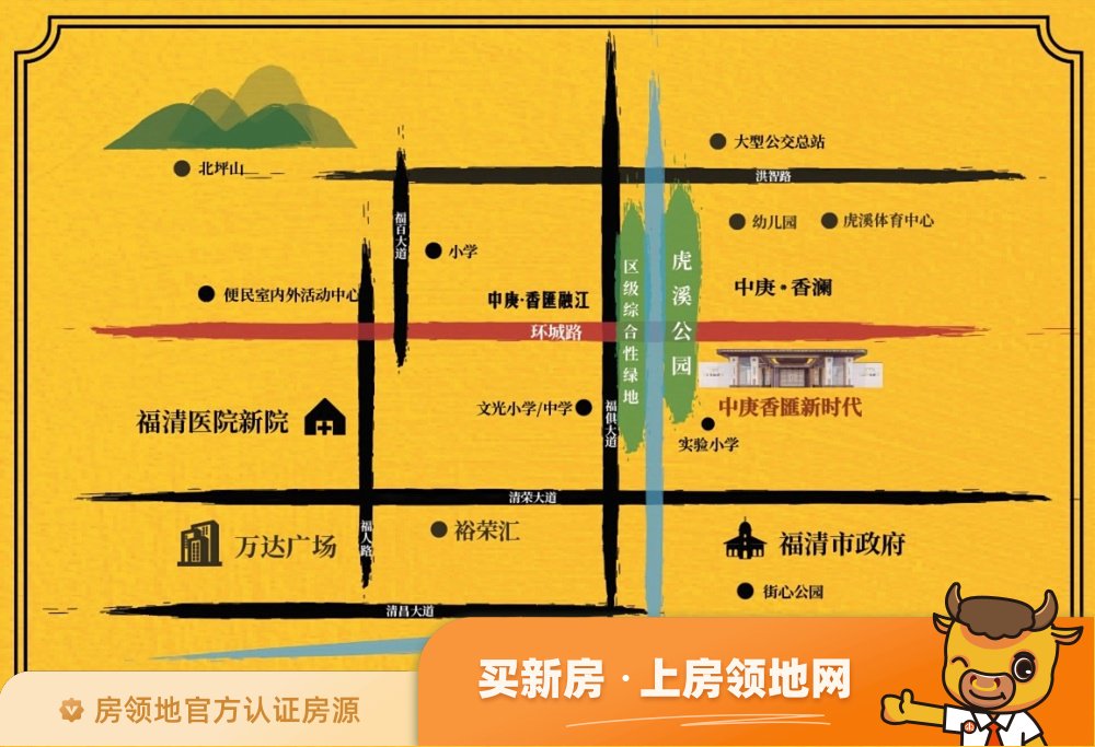 中庚香匯新时代位置交通图17