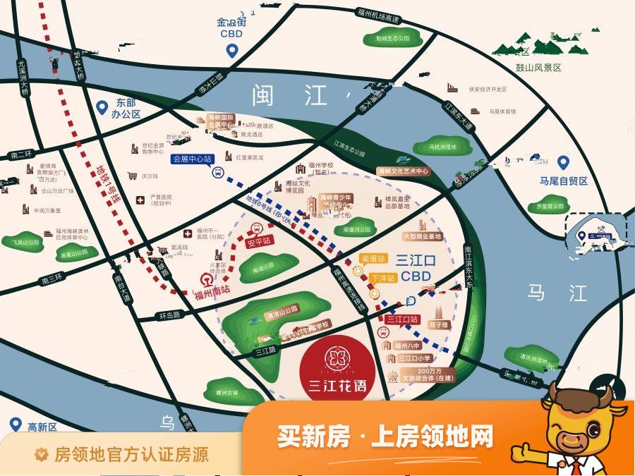 三江花语位置交通图4