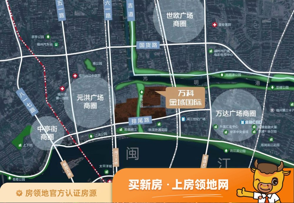荟金亚太经贸中心位置交通图2