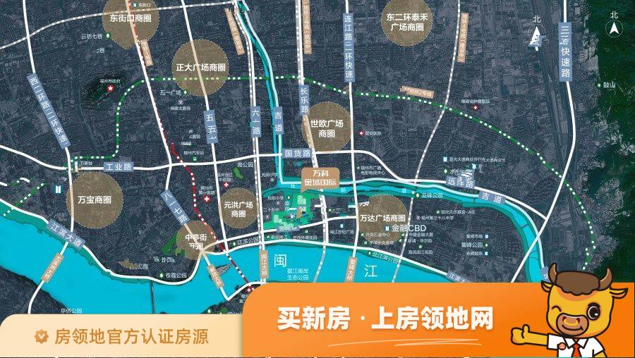 荟金亚太经贸中心位置交通图3