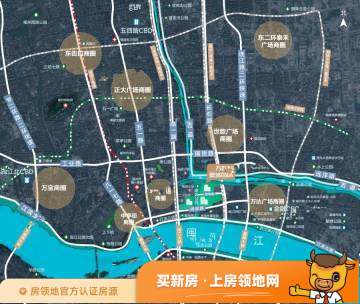 荟金亚太经贸中心位置交通图4