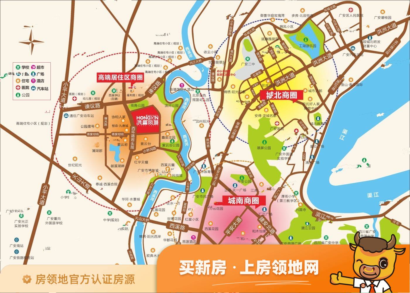 鸿鑫商城位置交通图25