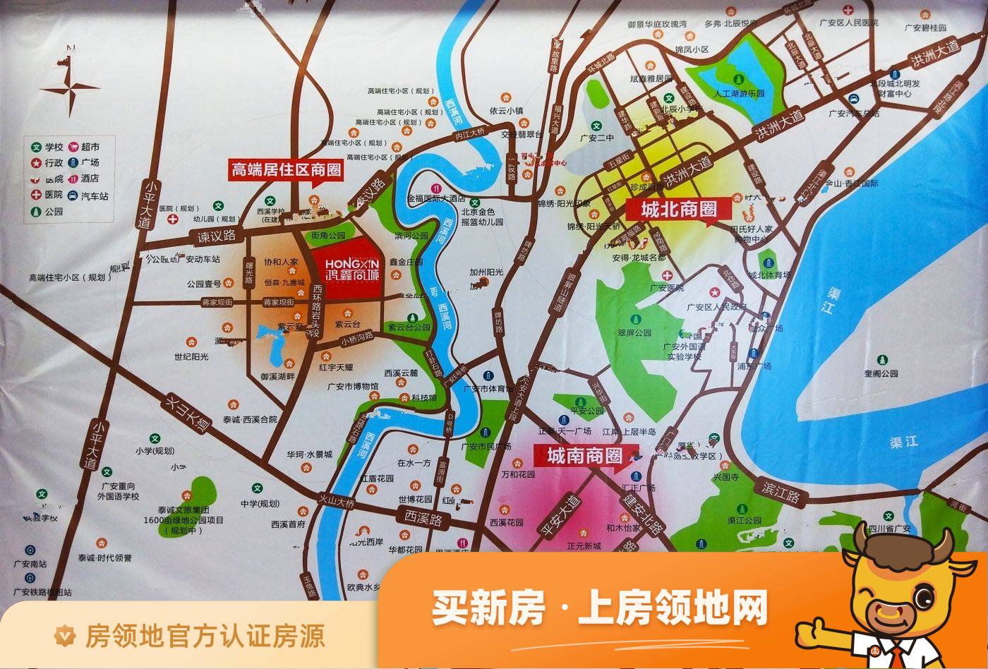 鸿鑫商城位置交通图2