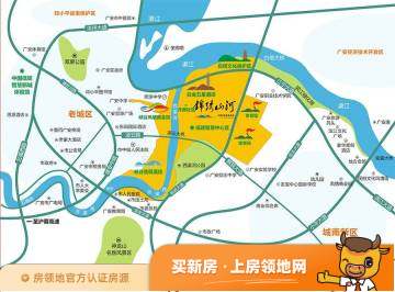 锦绣山河低碳智慧新城位置交通图54