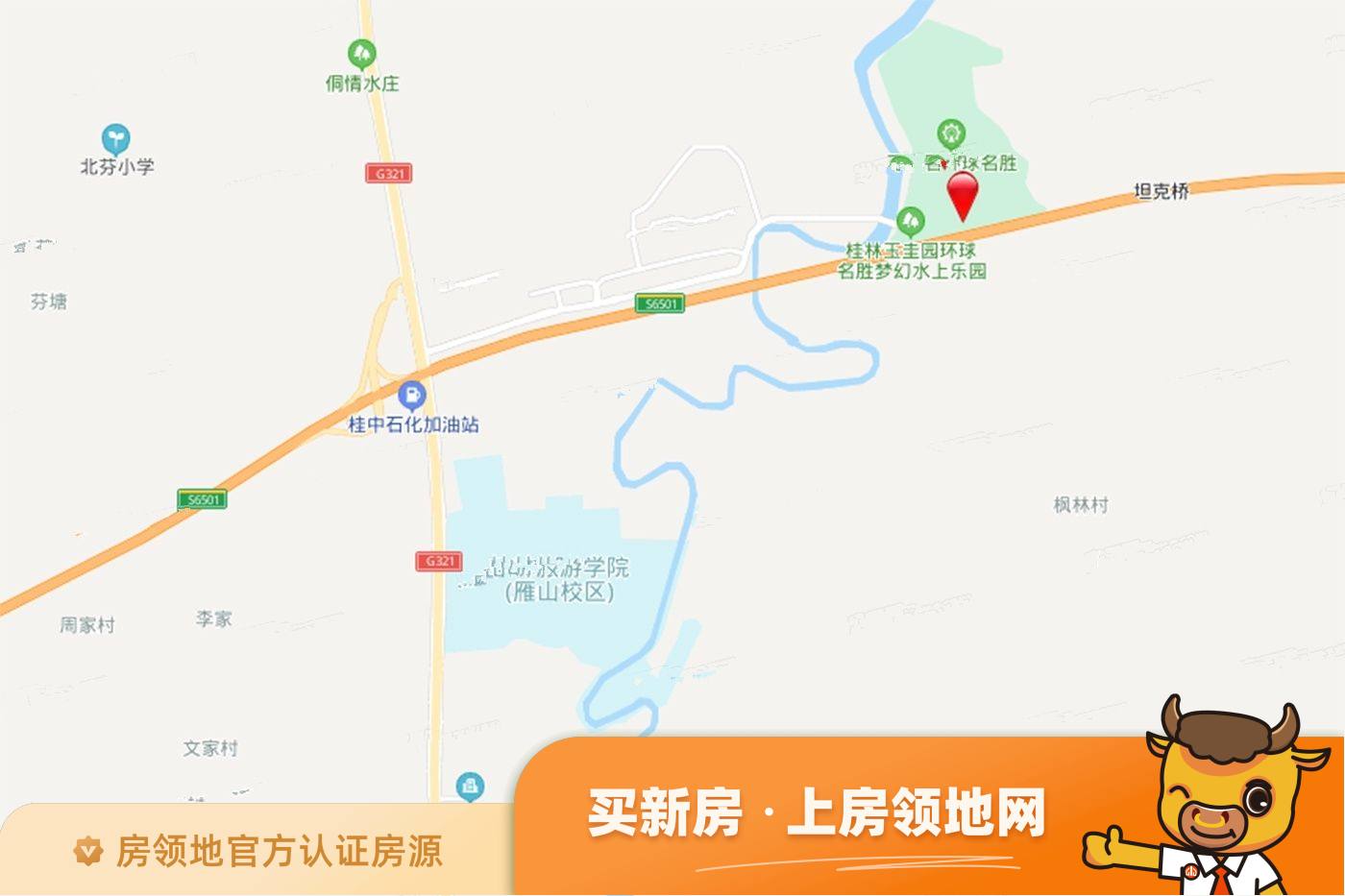 泊林小镇位置交通图1