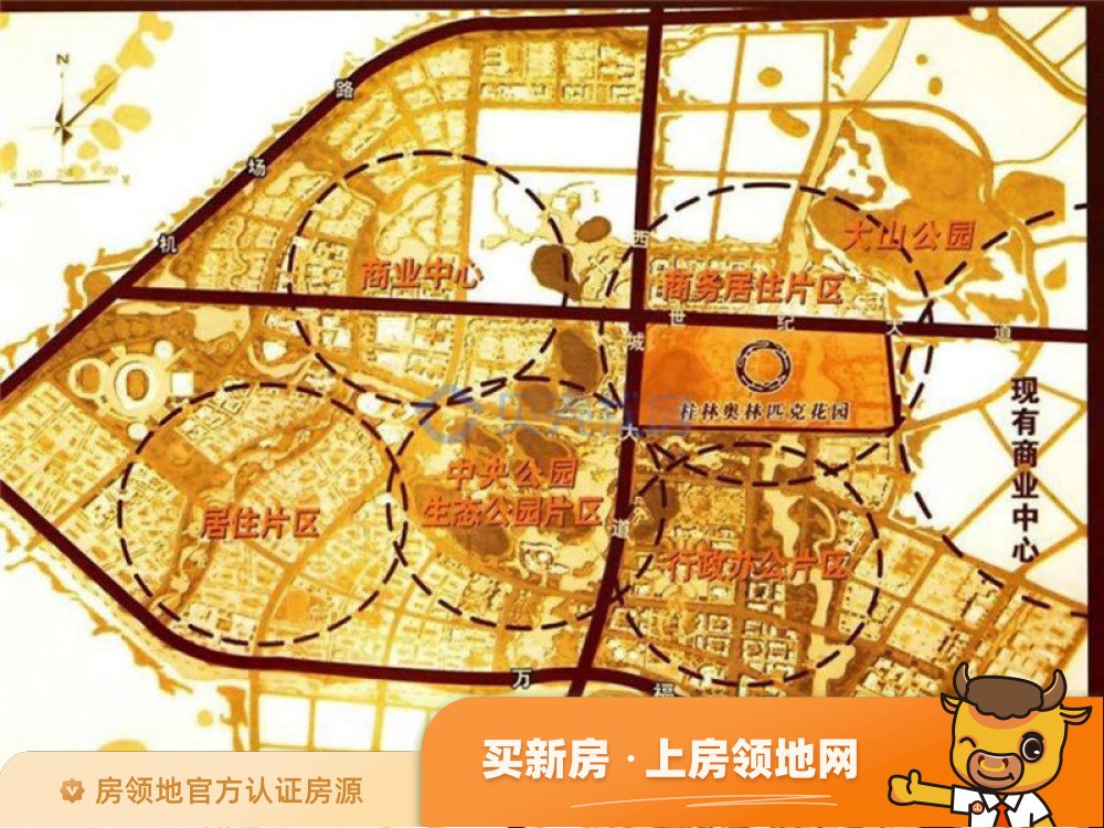 桂林奥林匹克花园位置交通图72