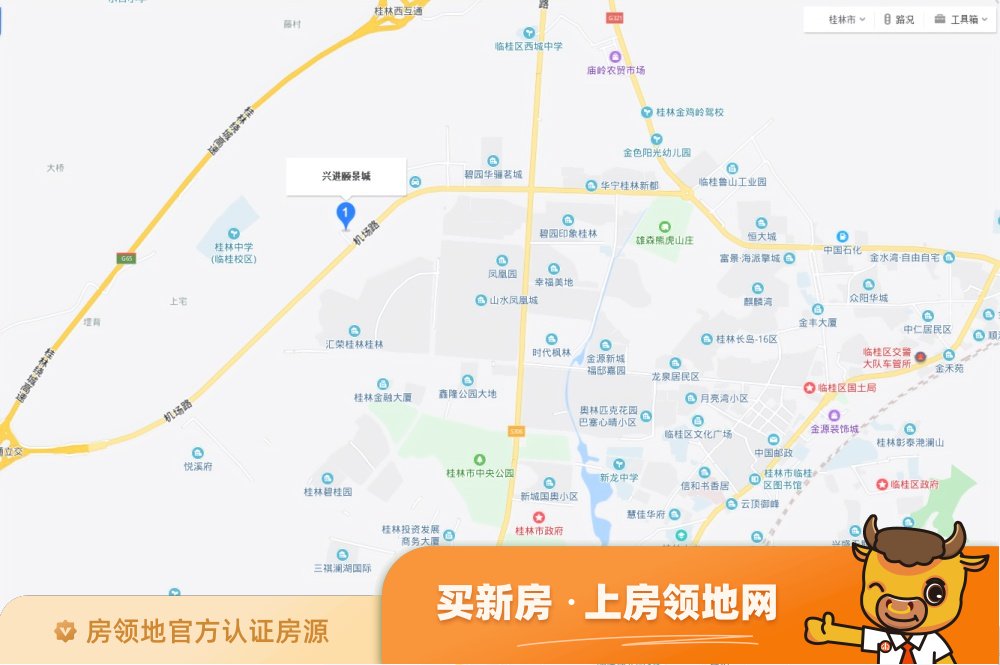 兴进颐景城位置交通图46