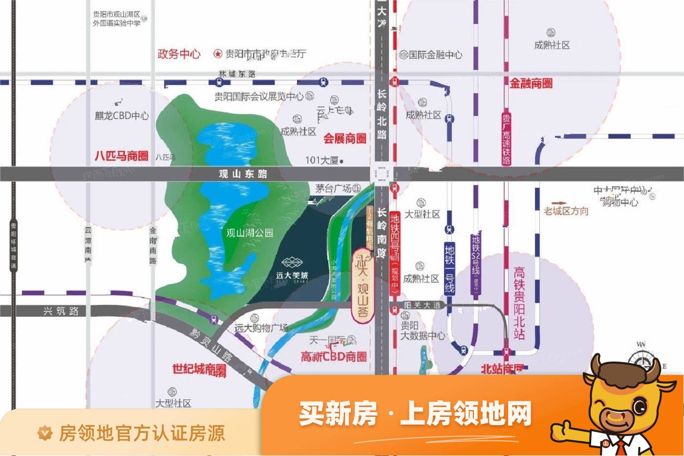 广投龙象府位置交通图1