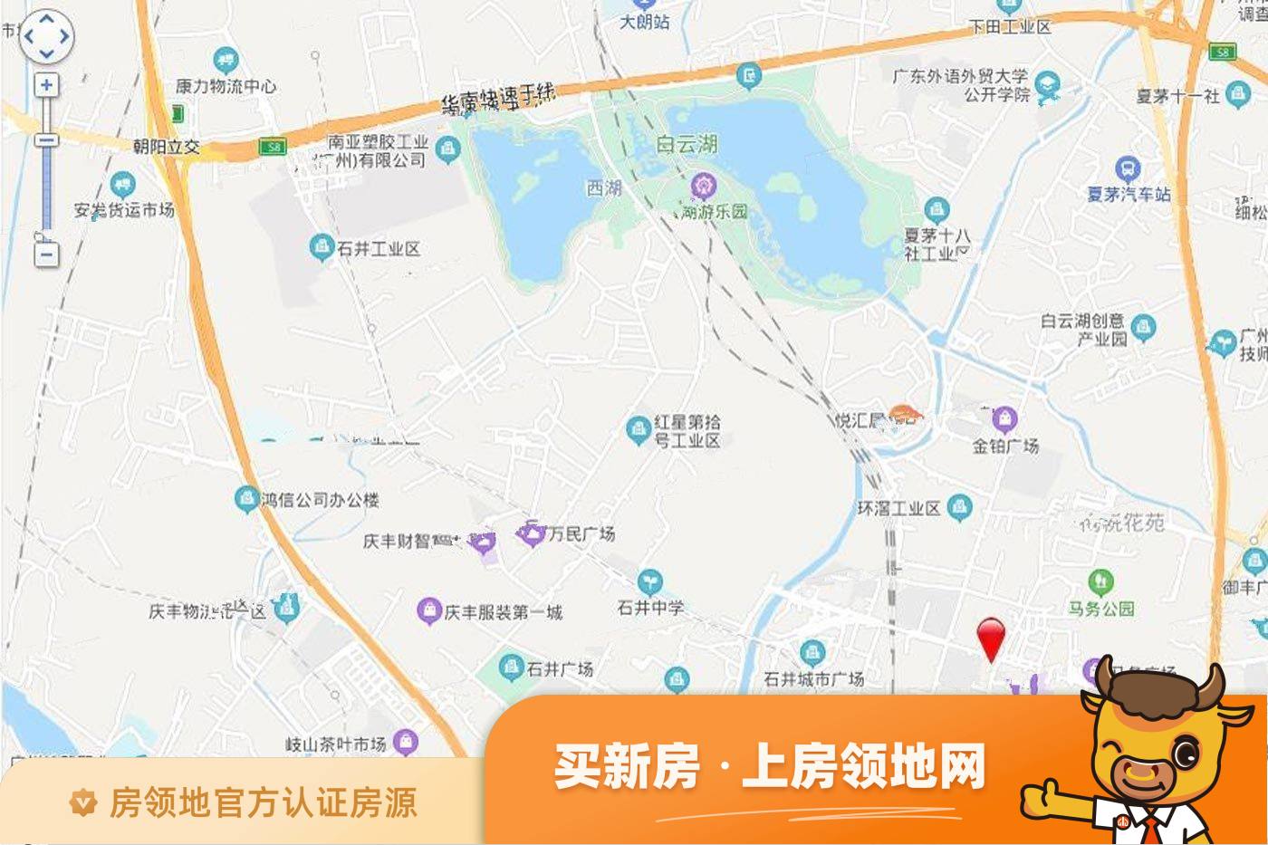 广州佳兆业白云城市广场位置交通图1