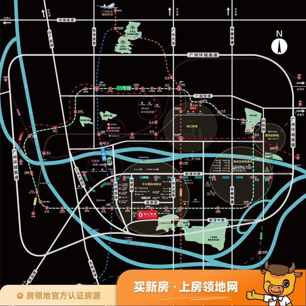 珠江壹号商铺位置交通图13