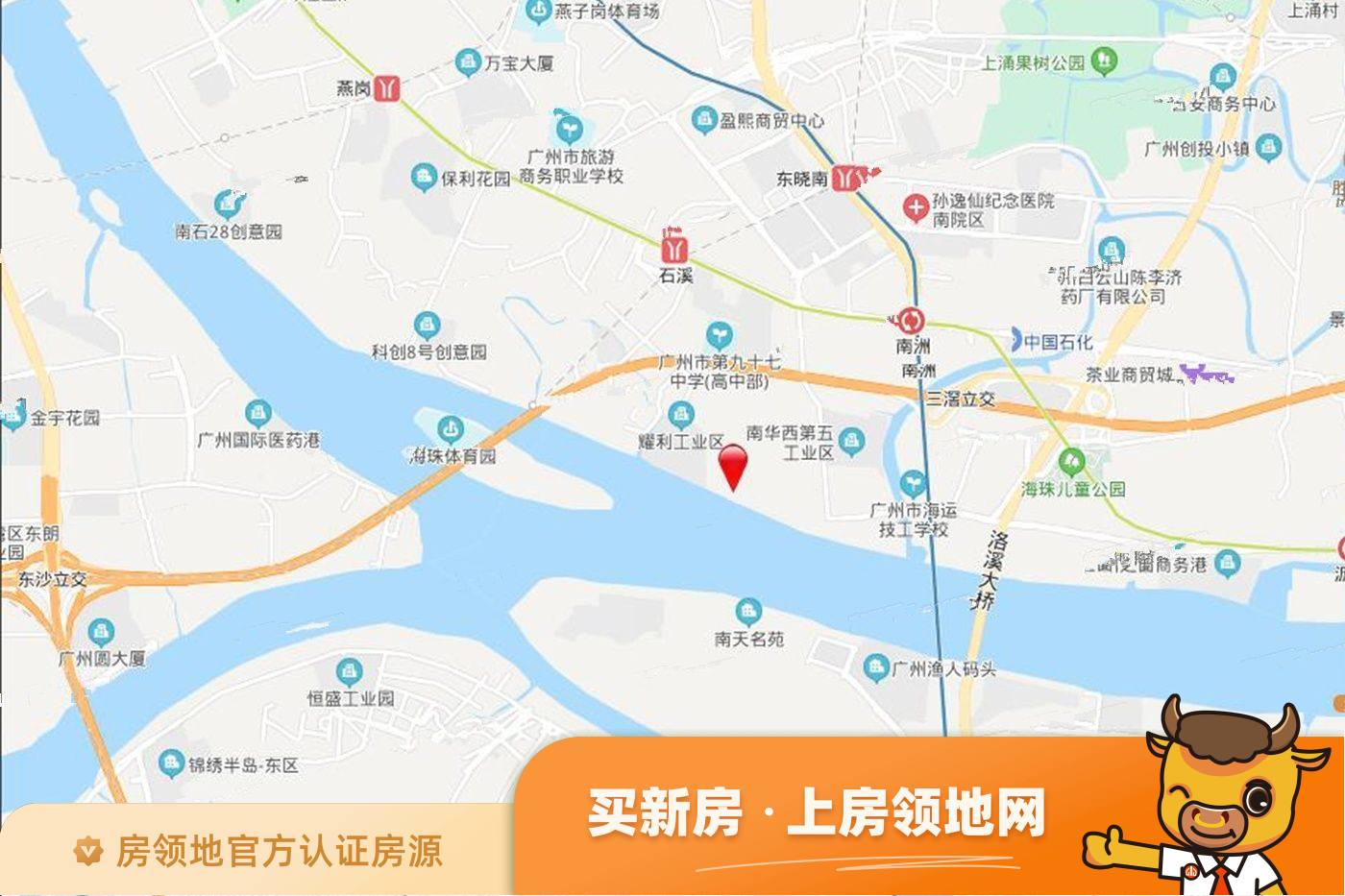 中海观澜府位置交通图1