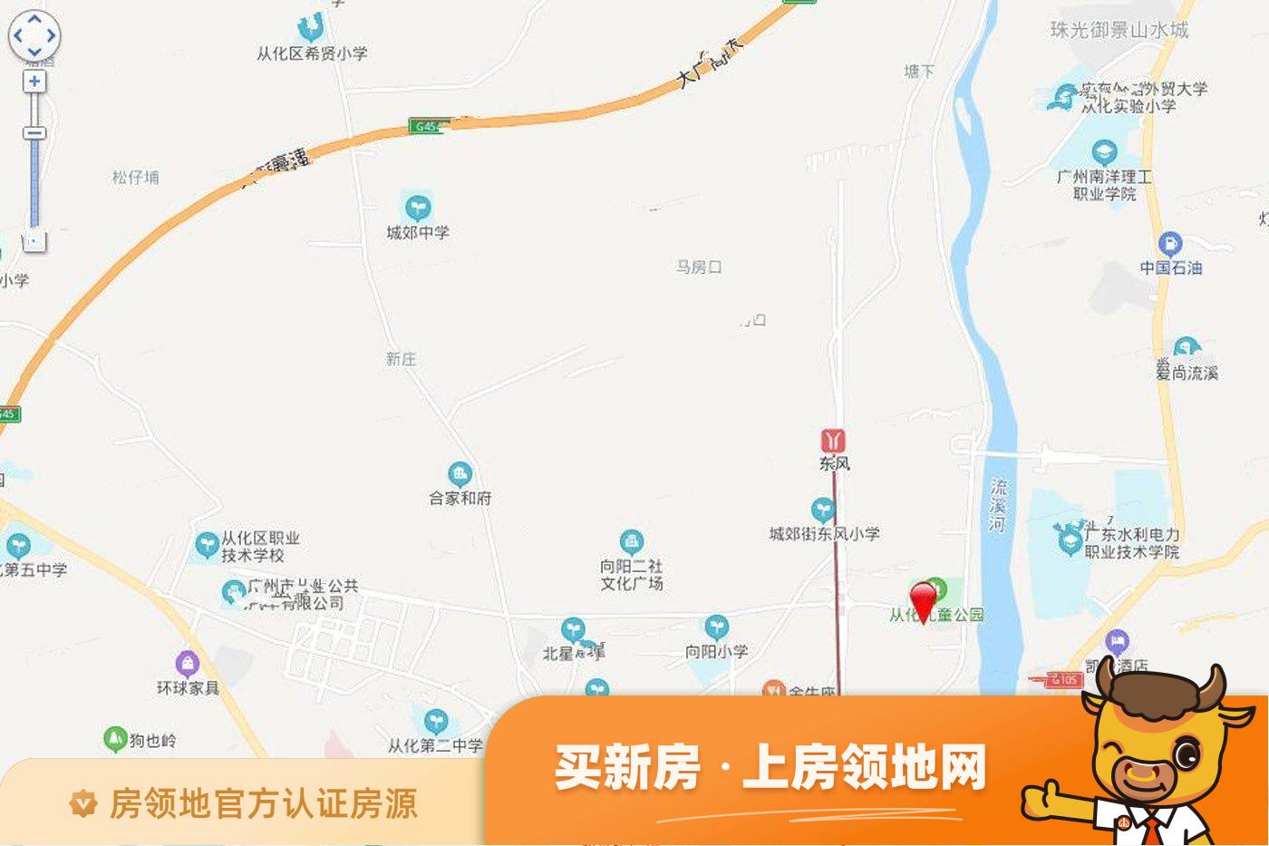云星钱隆江景位置交通图2