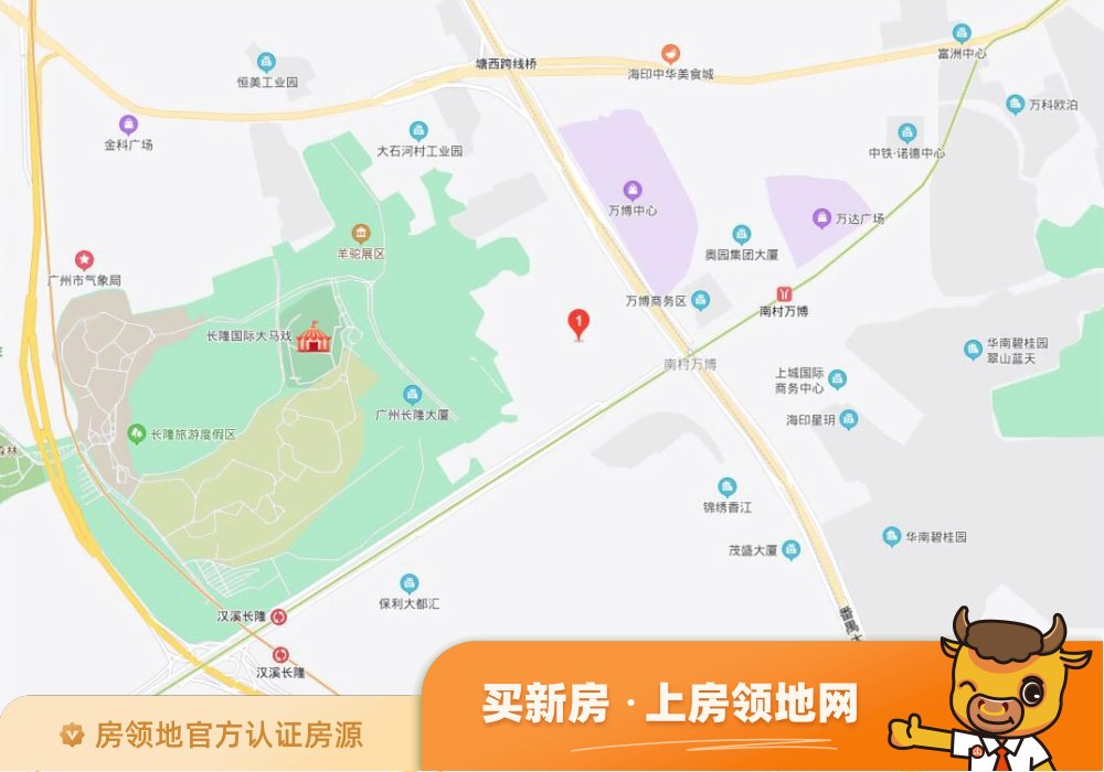 广州越秀和樾府位置交通图39