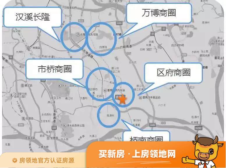 碧桂园铂耀中心位置交通图2
