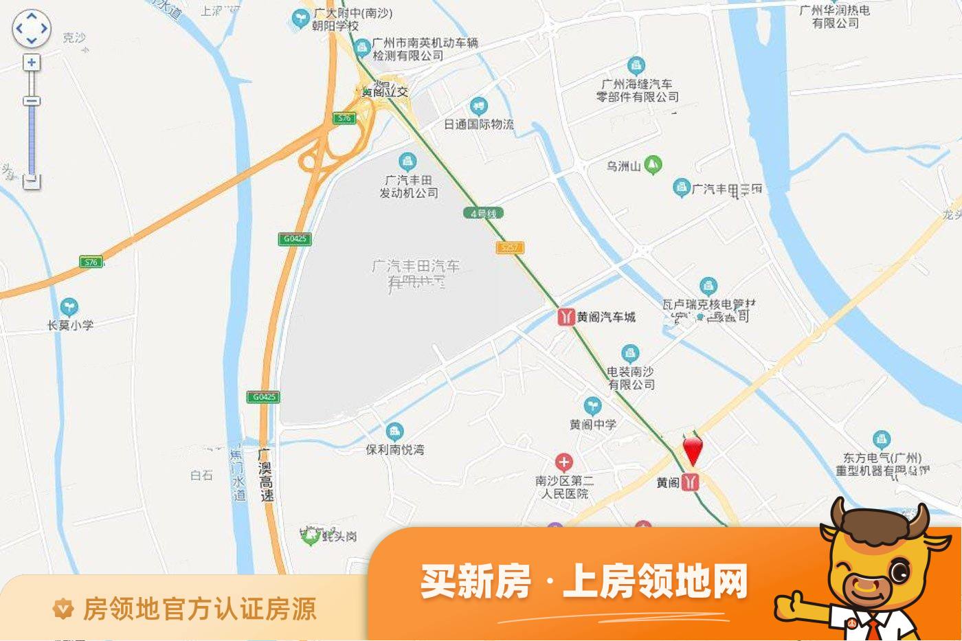 时代天逸（广州）位置交通图4