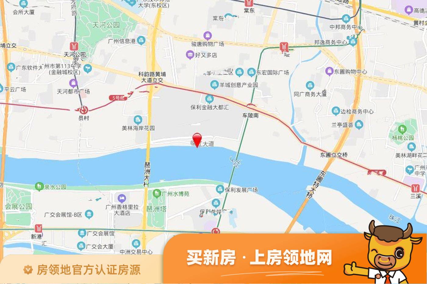 广州城投湾区金融港位置交通图1