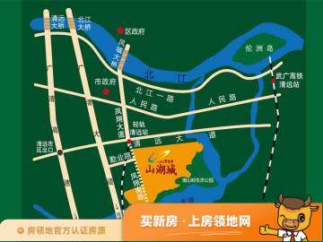 碧桂园山湖城位置交通图1